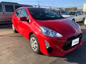 トヨタ アクア 赤 中古車一覧 身近なssが見守る 安心 気軽なマイカーリース マイカーリース ラクのり